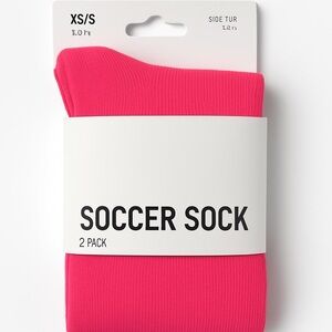 Dicks- Pink Soccer/Softball Socks - 2 Pack- Size XS